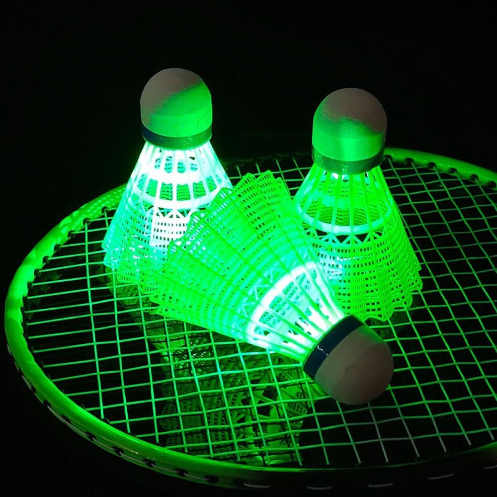 Feather Shuttlecock - تضيء LED كرة الريشة متوهجة كرات